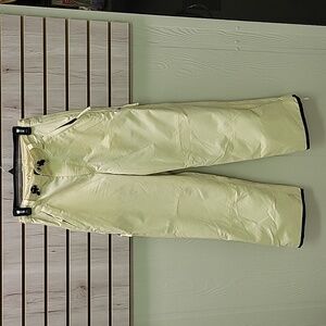 Sportcaster Off-White/Cream Snow Ski Pants, Women's Size Small